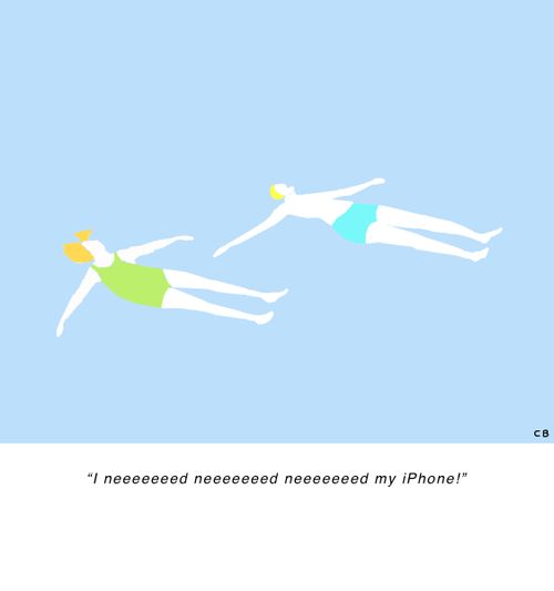 "I neeeeeeed neeeeeeed neeeeeeed my iPhone!"