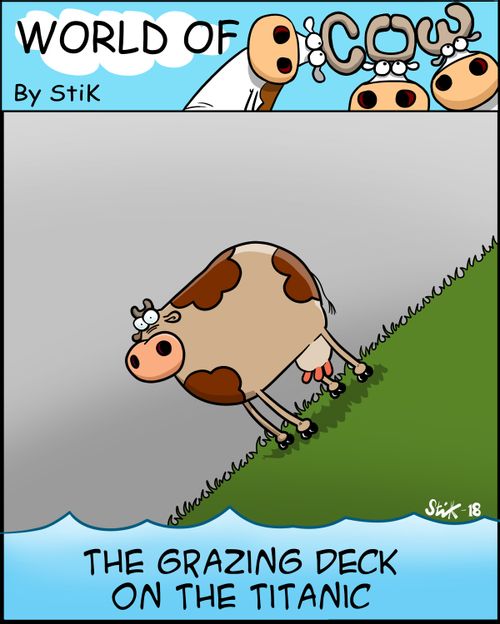 The grazing deck of the Titanic.