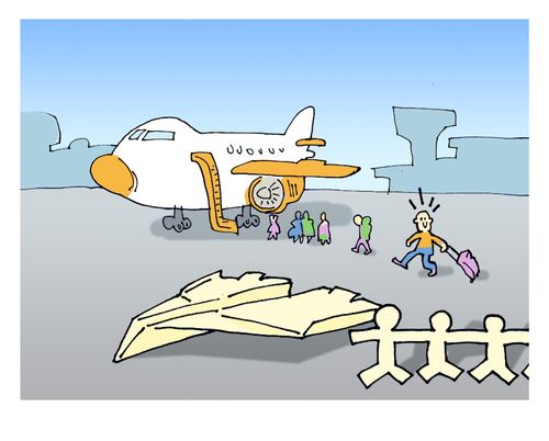 Airplane VS Paper Airplane