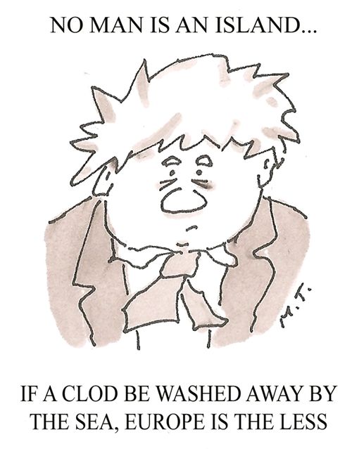 No man is an island...if a clod be washed away by the sea, Europe is the less.