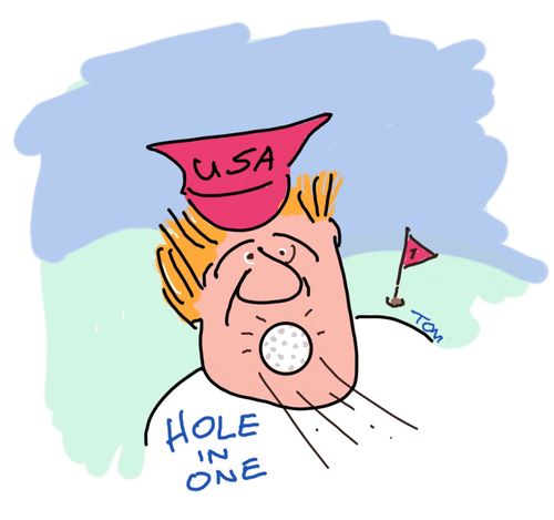 Trump's hole in one