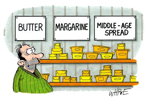 Butter, Margarine, Middle-Aged Spread.