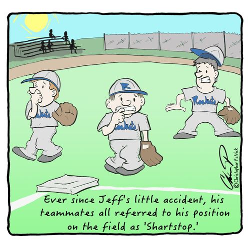 Ever since Jeff's little accident, his teammates all referred to his position on the field as 'Shartstop'.