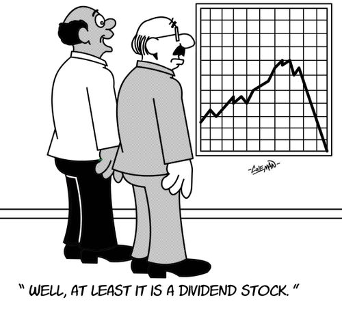 "Well, at least it is a dividend stock."