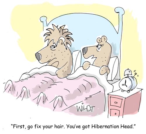 "First, go fix your head. You've got Hibernation Head."