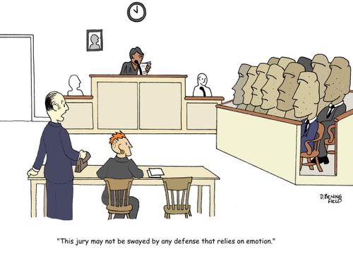"This jury may not be swayed by any defense that relies on emotion."