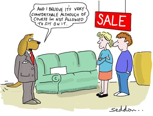 "And I believe it`s very comfortable although of course I`m not allowed to sit on it."