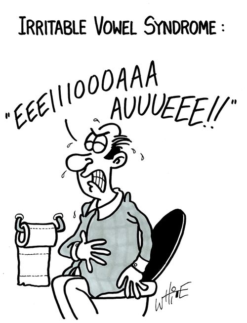 Irritable Vowel Syndrome: "EEEIIIOOOAAA AUUUEEE!!"