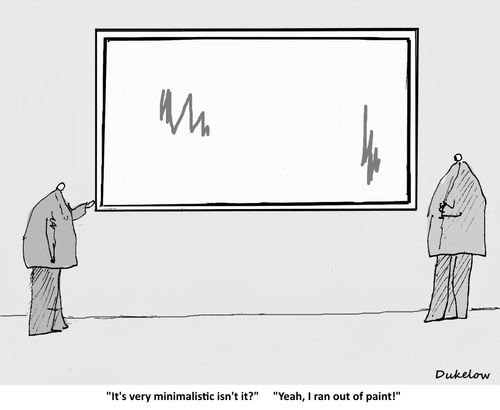 "It's very minimalistic isn't it?"