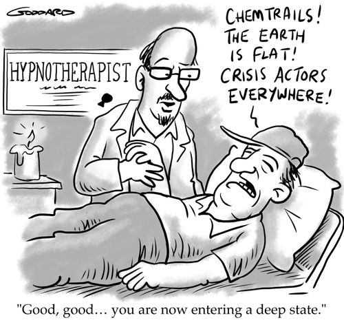 "Good, good … you are now entering a deep state."
