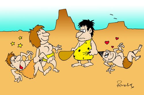 Cavewoman finding love