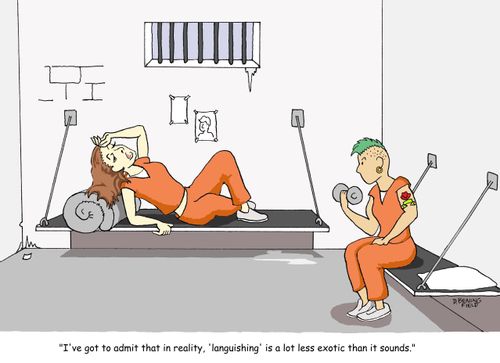 "I've got to admit that in reality, 'languishing' is a lot less exotic than it sounds."