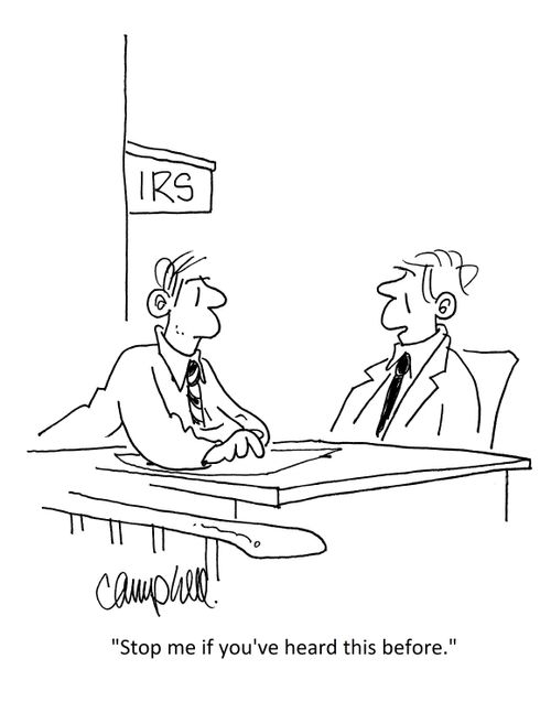 "Stop me if you've heard this before."