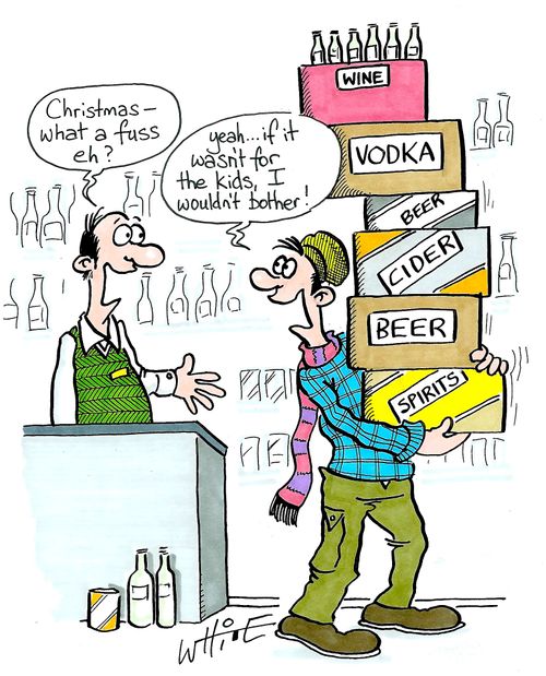 "Christmas - what a fuss eh?"