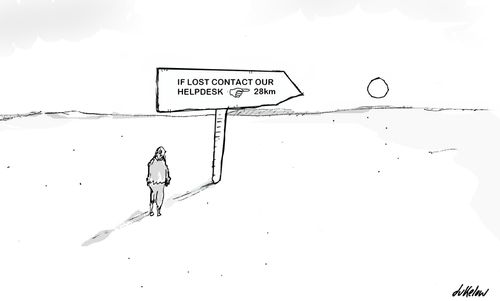 If Lost Contact Out Help Desk 28km