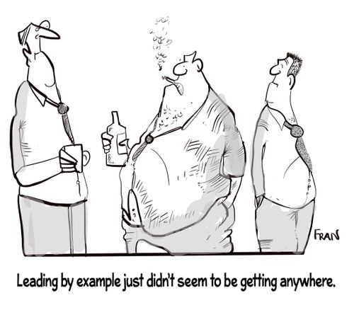 "Leading by example just didn't seem to be getting anywhere."