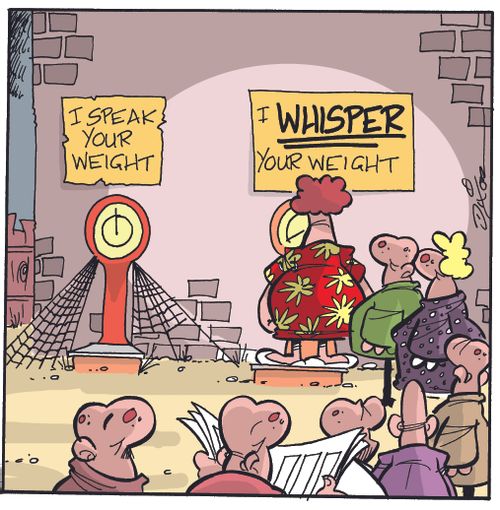 I Whisper Your Weight.