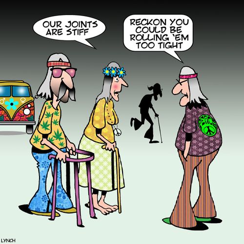 "Our joints are stiff."