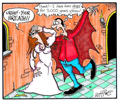 Dracula's breath...