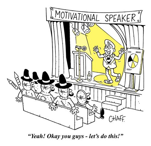 "Yeah! Okay you guys - let's do this!"