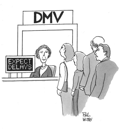 DMV: Expect Delays