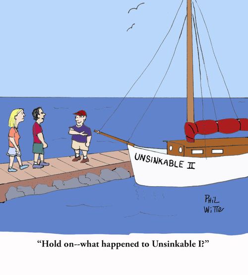 "Hold on - what happened to Unsinkable I?"