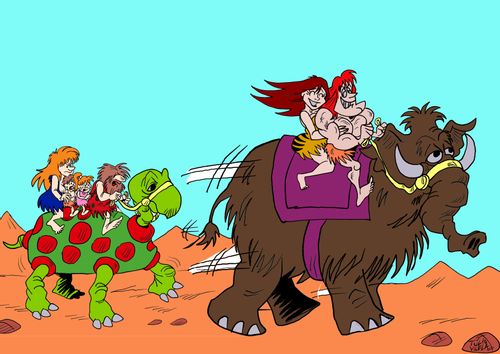Family Transport: Stone Age