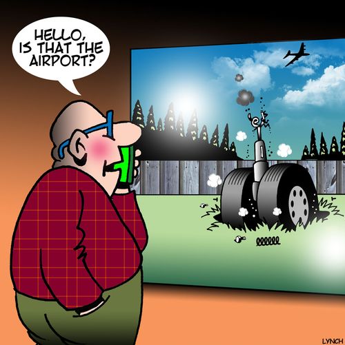 "Hello, is that the airport?"