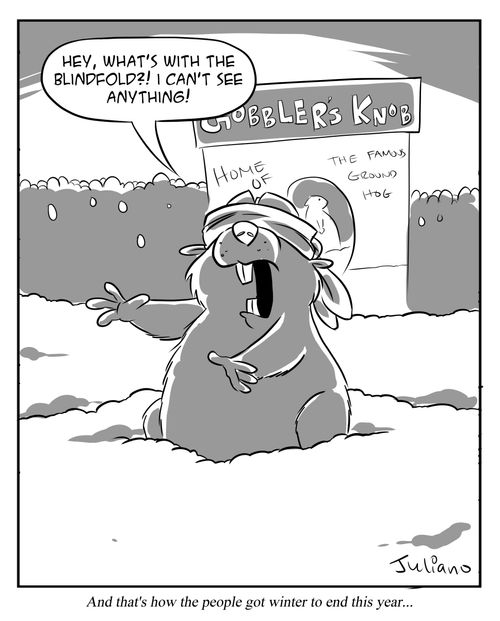 And that's how the people got winter to end this year...