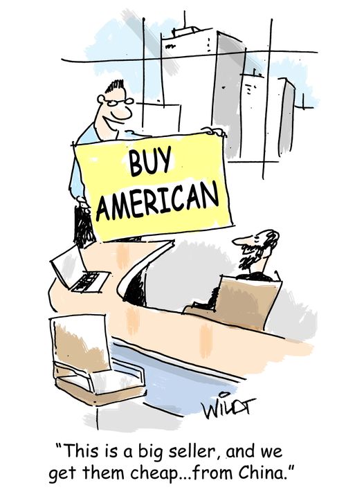 "This is a big seller, and we  get them cheap...from China."