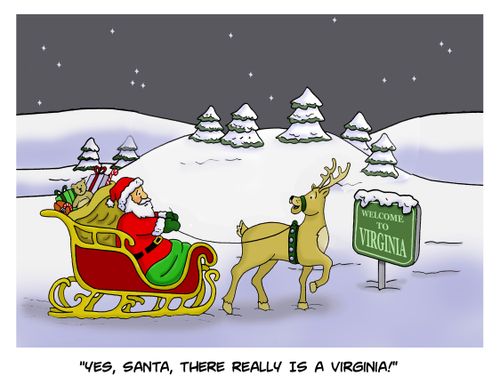 "Yes, Santa, there really is a Virginia!"