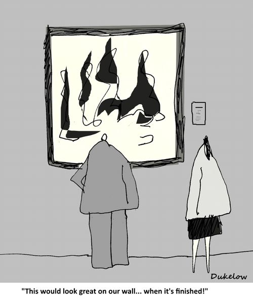 "This would look great on out wall. . . when it's finished!"