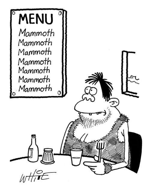 Mammoth on the menu