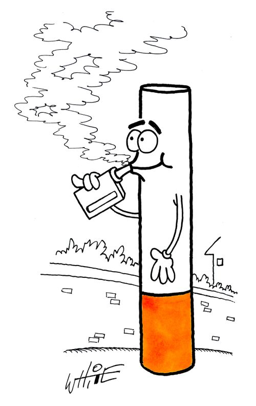 Vaping cigarette