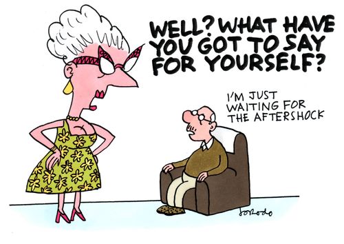 "Well? What have you got to say for yourself?"