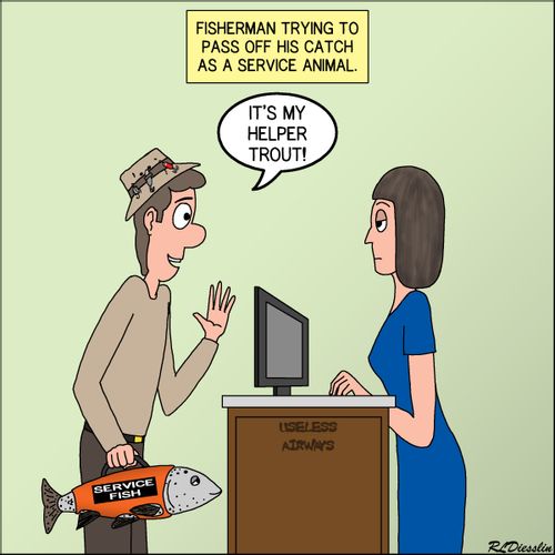 "It's my helper trout!"