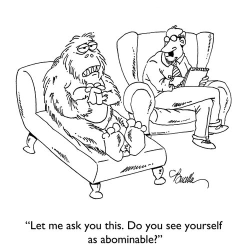 "Let me ask you this. Do you see yourself as abominable?"