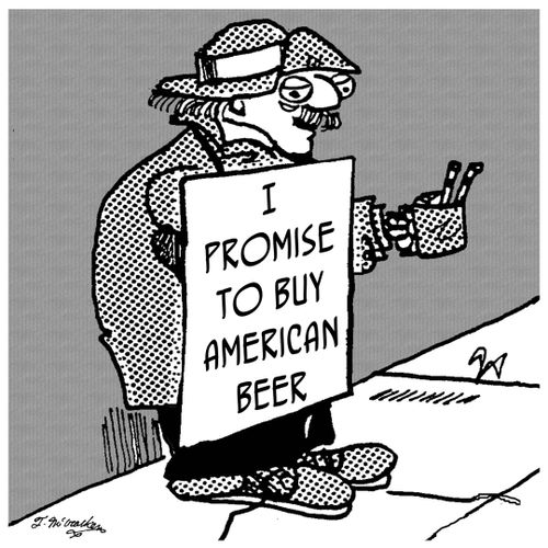 I Promise to Buy American Beer.