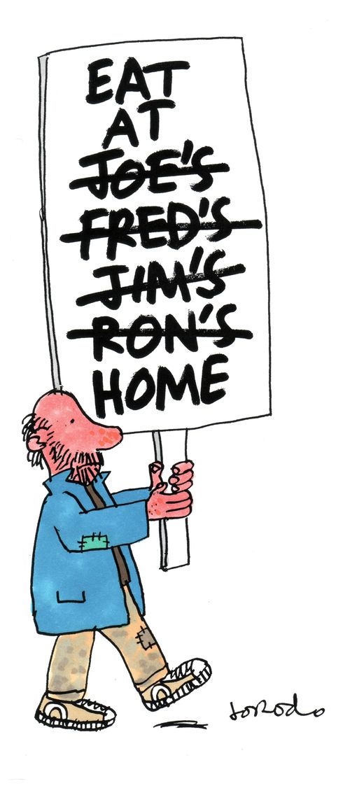 Eat at Home Sign