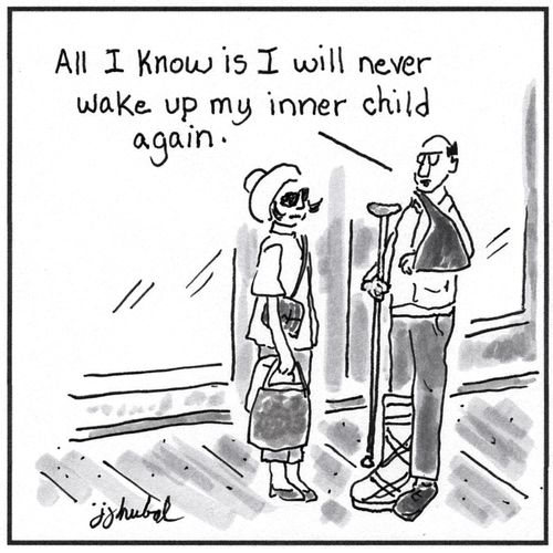 "All I know is I will never wake up my inner child again."