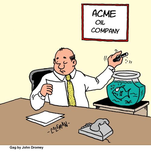 Oil Company Executive Pollutes Fish Water