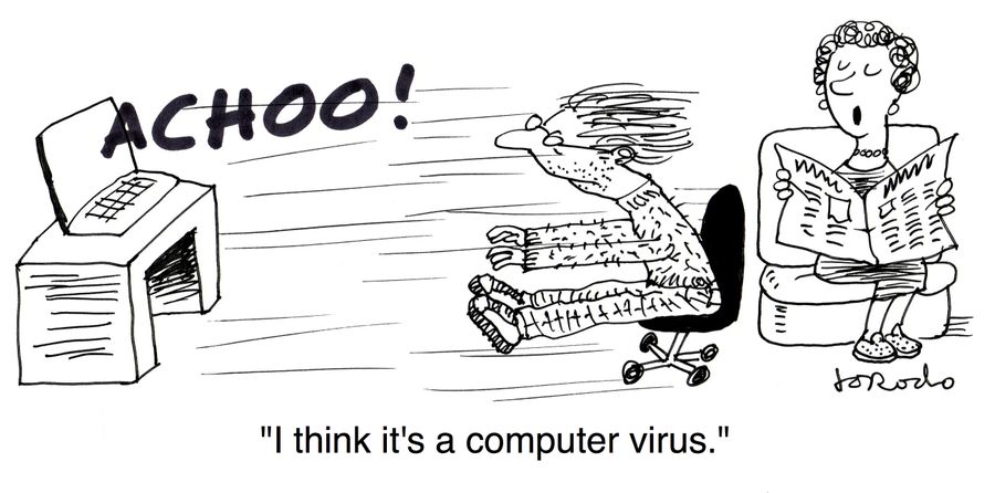 "I think it's a computer virus."
