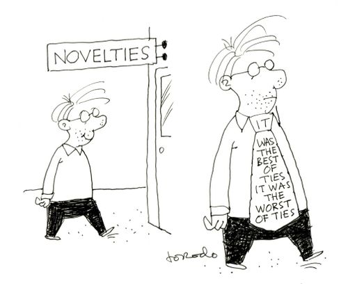 Novelties: It was the best of ties, it was the worst of ties.
