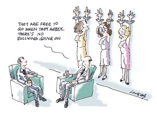 "They are free to go when they agree there's no bullying going on."