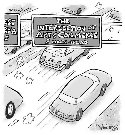 The Intersection of Art and Commerce, 2 Miles Ahead