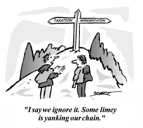 "I say we ignore it. Some limey is yanking our chain."