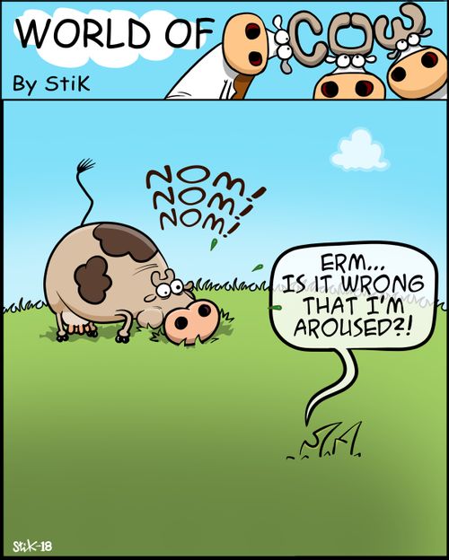 "Erm... Is it wrong that I'm aroused?!"