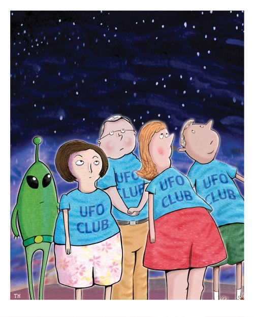 UFO Club aren't aware of an alien member.