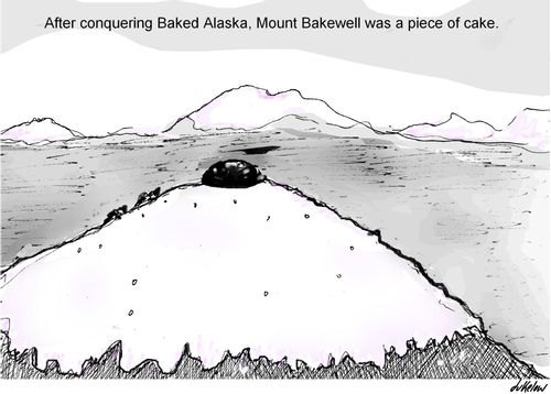 After conquering Baked Alaska, Mount Bakewell was a piece of cake.