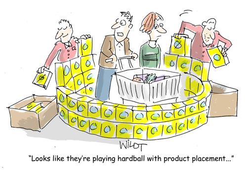 "Looks like they're playing hardball with product placement..."